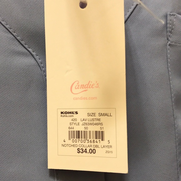 Candies chiffon layered look top NWT - Picture 6 of 7